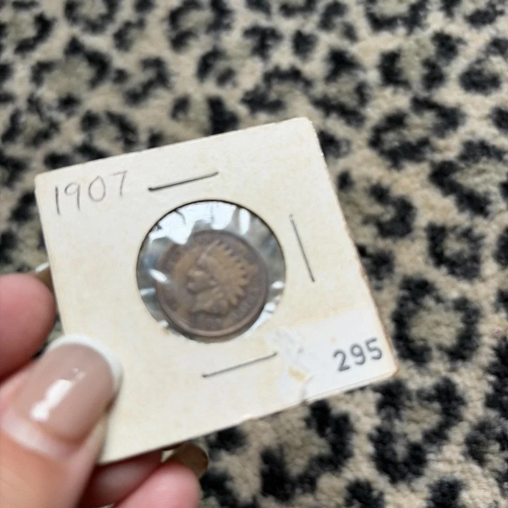 1907 indian head penny One Cent Chief Headdress